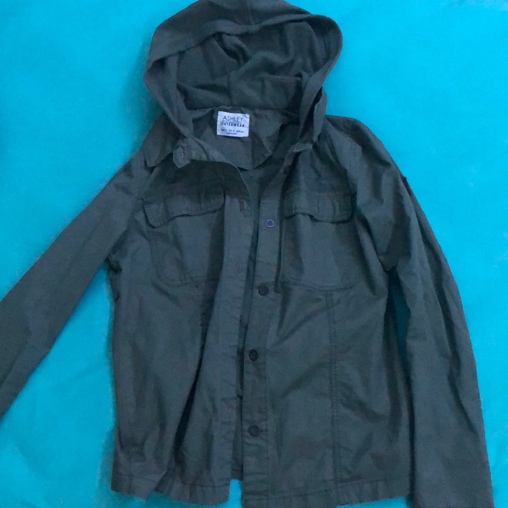 army green light jacket